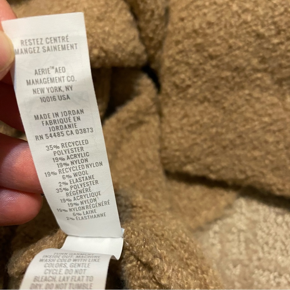 {Offline By Aerie} Turtle Neck Knit Pullover Sweater | Brown ~ Size Medium - Picture 14 of 16